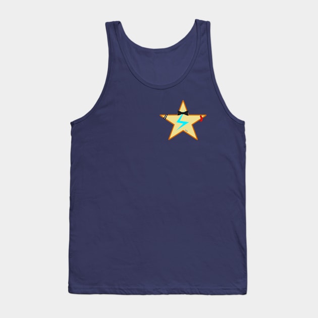 FNAF Security Breach (Glamrock Freddy) Star Tank Top by LetsGetGEEKY